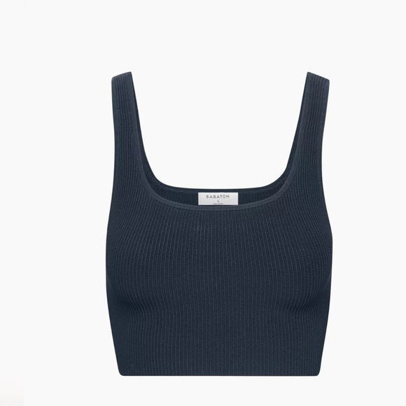 Aritzia Babaton sculpt cropped top - Picture 8 of 8